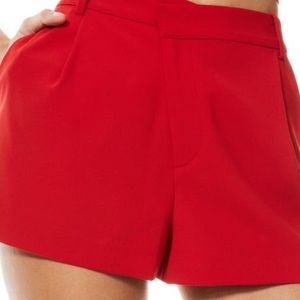 New Alice+ Olivia short, beautiful red color